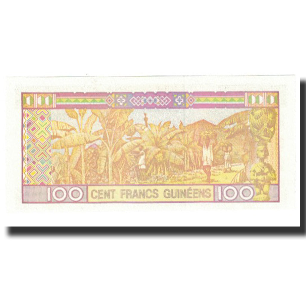 Banknote, Guinea, 100 Francs, 1960, 1960-03-01, KM:35b, UNC(63)