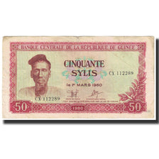 Banknote, Guinea, 50 Sylis, 1960, 1960-03-01, KM:25a, EF(40-45)