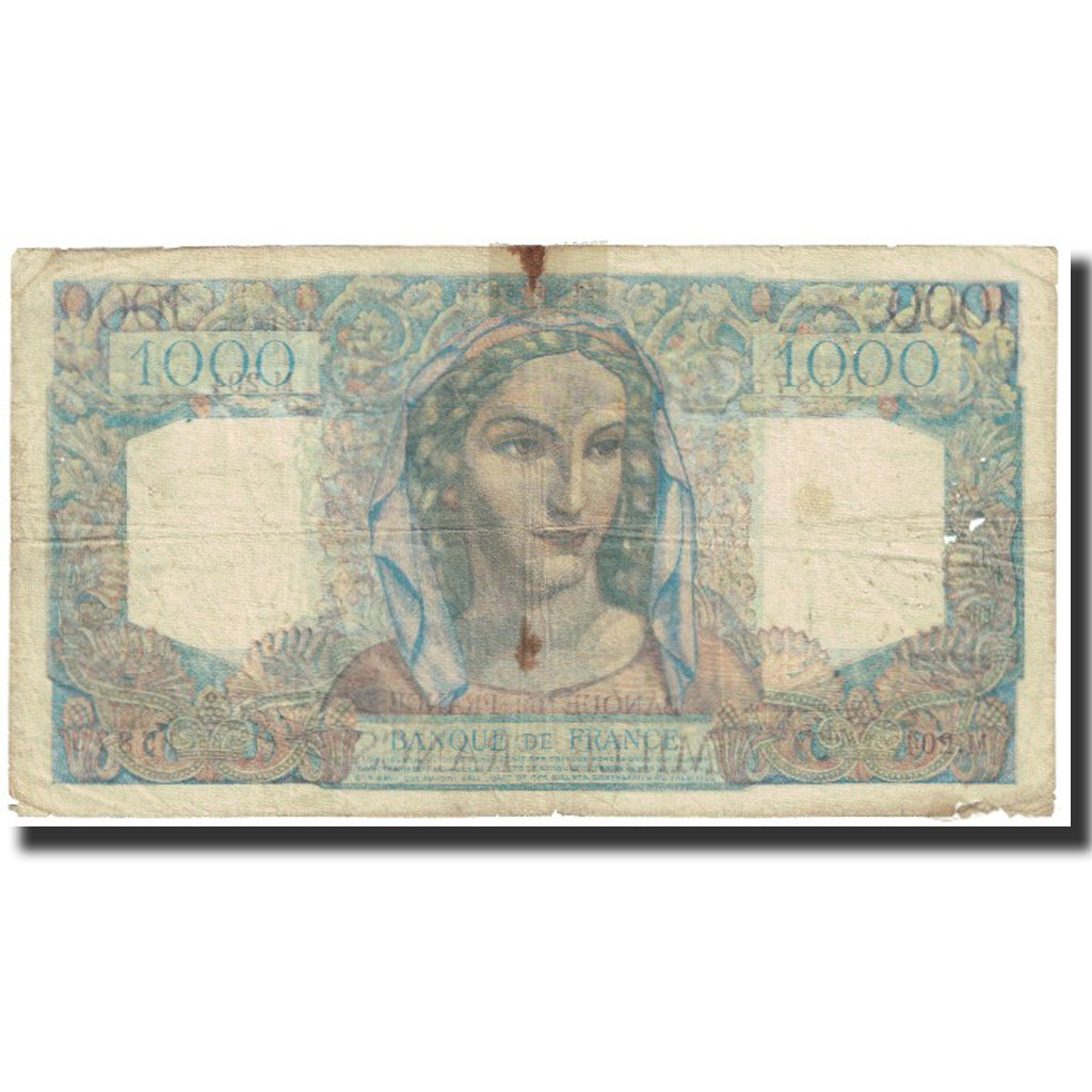 Frankreich, 1000 Francs, Cérès et Mercure, 1946, 1946-02-21, S, Fayette:41.11