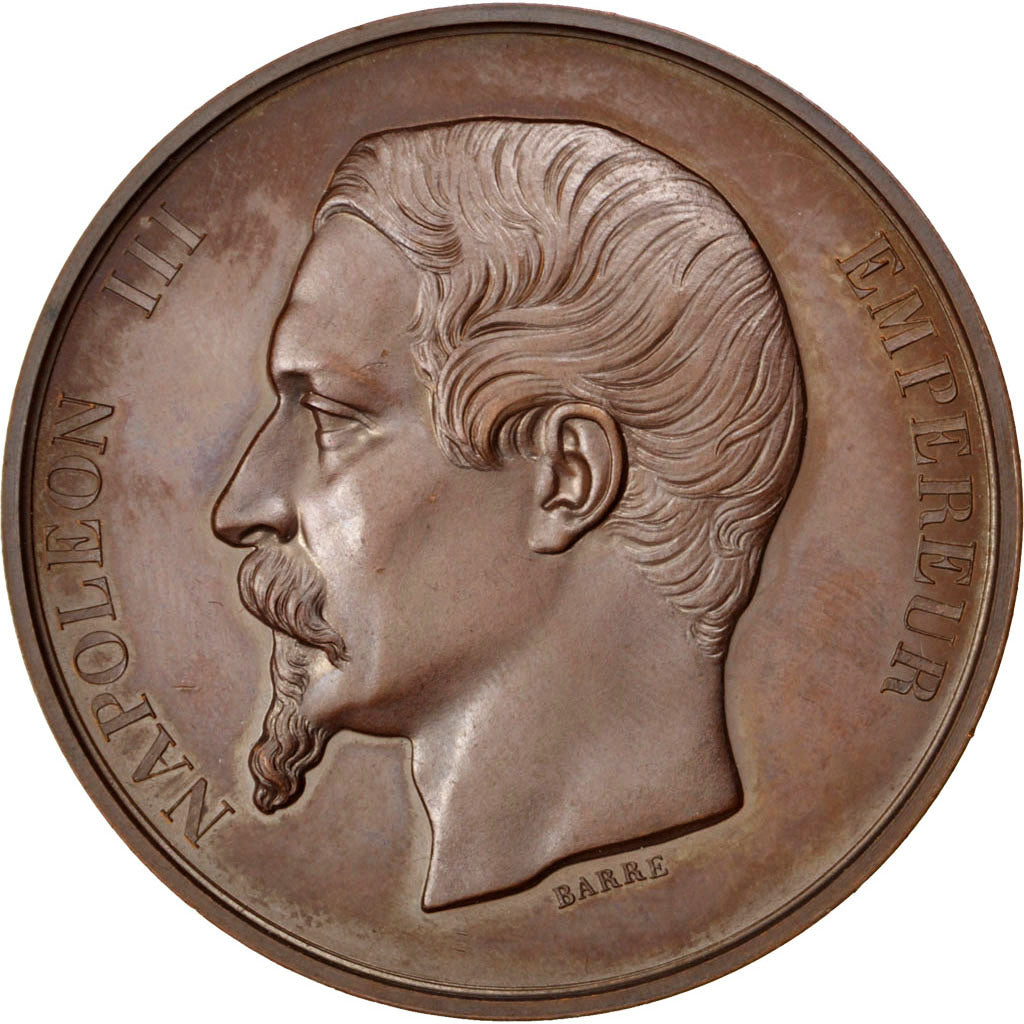 FRANCE, Business & industry, Second French Empire, Medal, 1854, AU(55-58),...