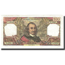 France, 100 Francs, Corneille, 1977, 1977-06-02, VF(30-35), Fayette:65.57