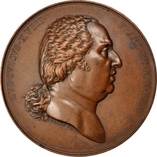 Francia, medaglia, Entrée de Louis XVIII à Paris, 1814, Galle, SPL-, Bronzo