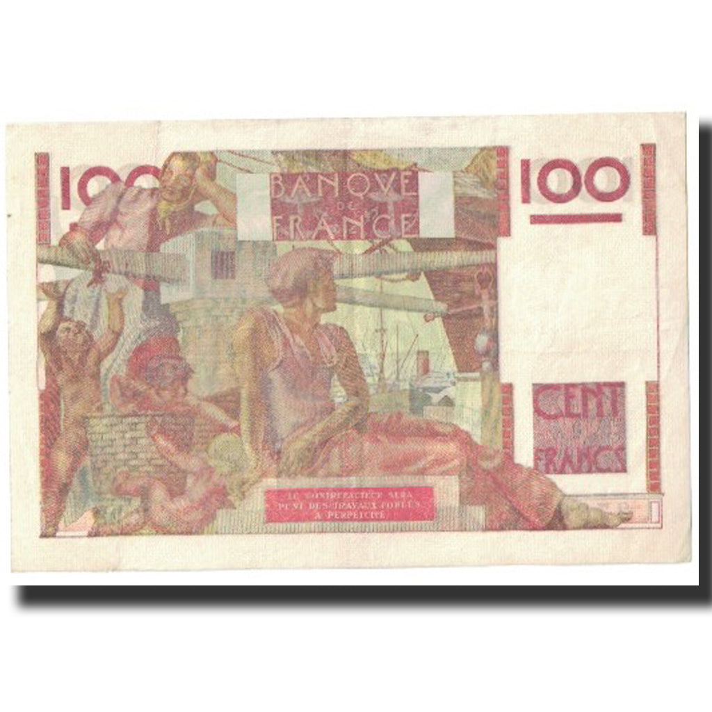 France, 100 Francs, Jeune Paysan, 1946, 1946-01-17, AU(55-58), Fayette:28.8