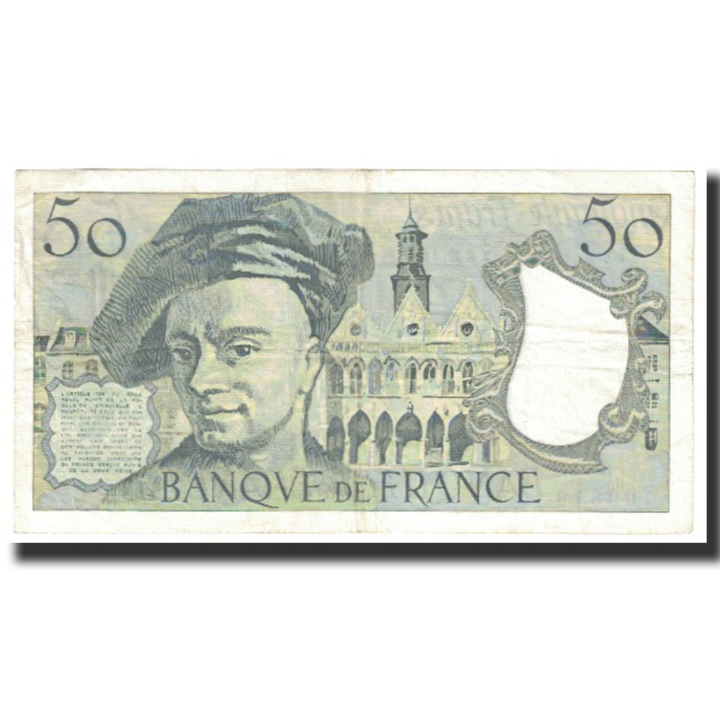 Francia, 50 Francs, Quentin de La Tour, 1989, MBC, Fayette:67.15, KM:152d