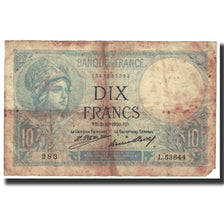 France, 10 Francs, Minerve, 1930, 1930-10-02, B+, Fayette:6.14, KM:73d