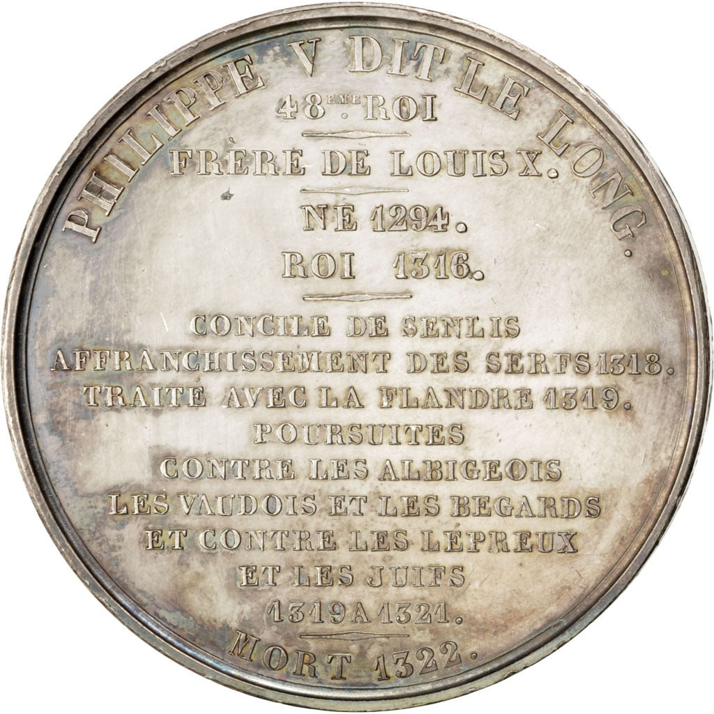 Philippe V, Médaille