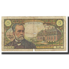 France, 5 Francs, Pasteur, 1966, 1966-11-04, B, Fayette:61.4, KM:146a