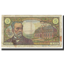Francia, 5 Francs, Pasteur, 1970, 1970-01-08, RC, Fayette:61.12, KM:146b