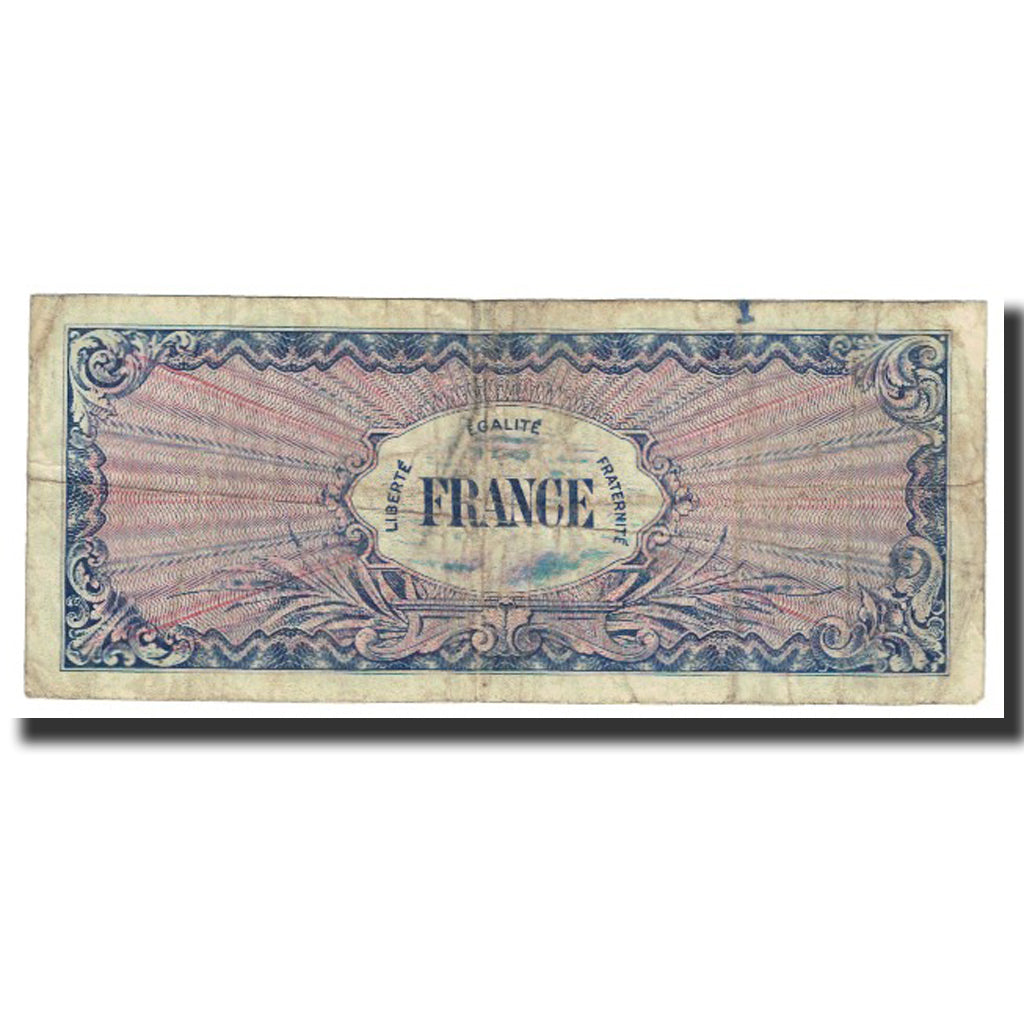 France, 50 Francs, Drapeau/France, 1944, TB+, Fayette:VF24.2, KM:122b