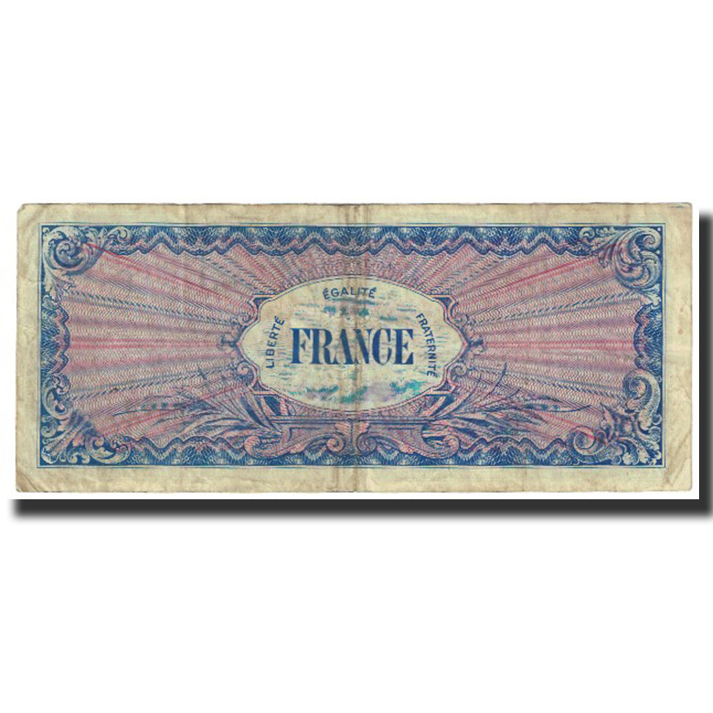 France, 50 Francs, Drapeau/France, 1944, TB+, Fayette:24.1, KM:122a