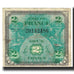 França, 2 Francs, Flag/France, 1944, VF(30-35), Fayette:VF16.1, KM:114a