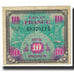Francia, 10 Francs, Flag/France, 1944, 1944, BB+, Fayette:VF18.1, KM:116a