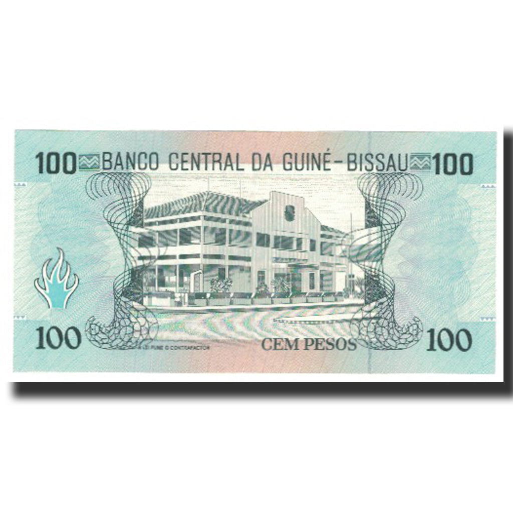 Nota, Guiné-Bissau, 100 Pesos, 1990, 1990-03-01, KM:11, UNC(63)