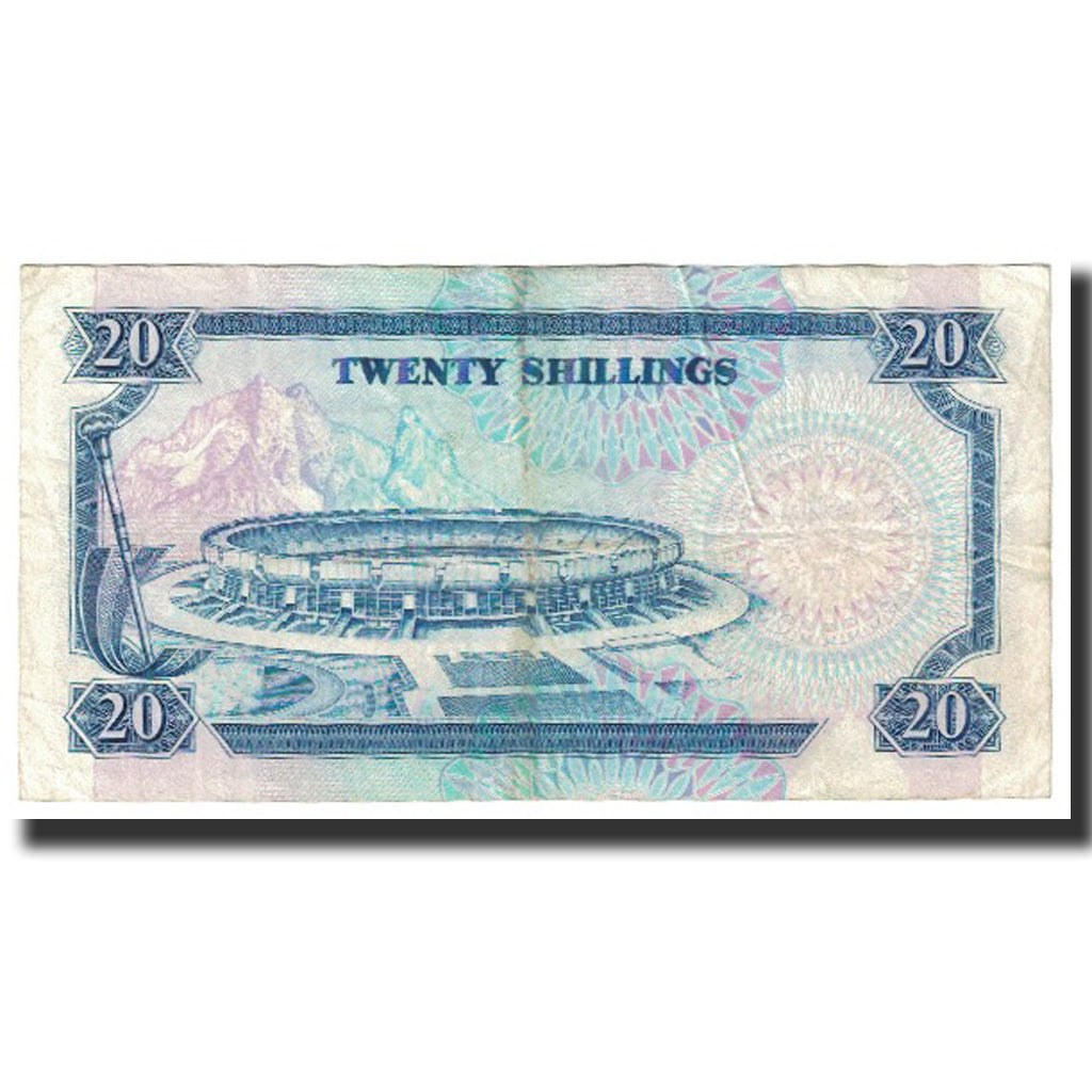 Banknote, Kenya, 20 Shillings, 1992, 1992-01-02, KM:25e, AU(50-53)