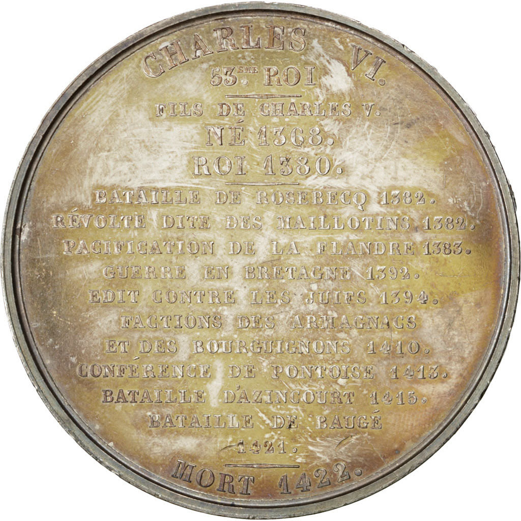 Charles VI, Médaille