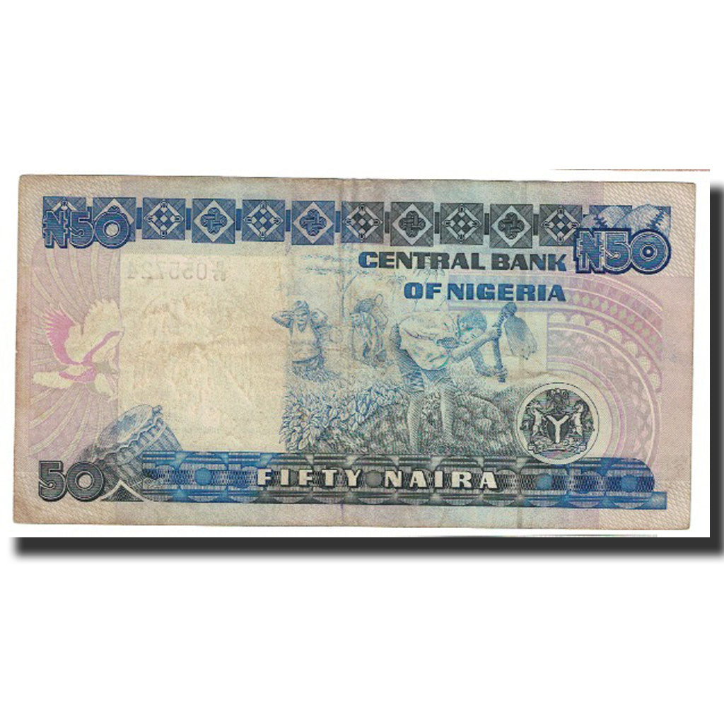 Banknote, Nigeria, 50 Naira, KM:27A, EF(40-45)