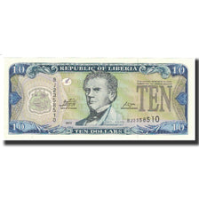 Banconote, Liberia, 10 Dollars, 2011, KM:27f, SPL