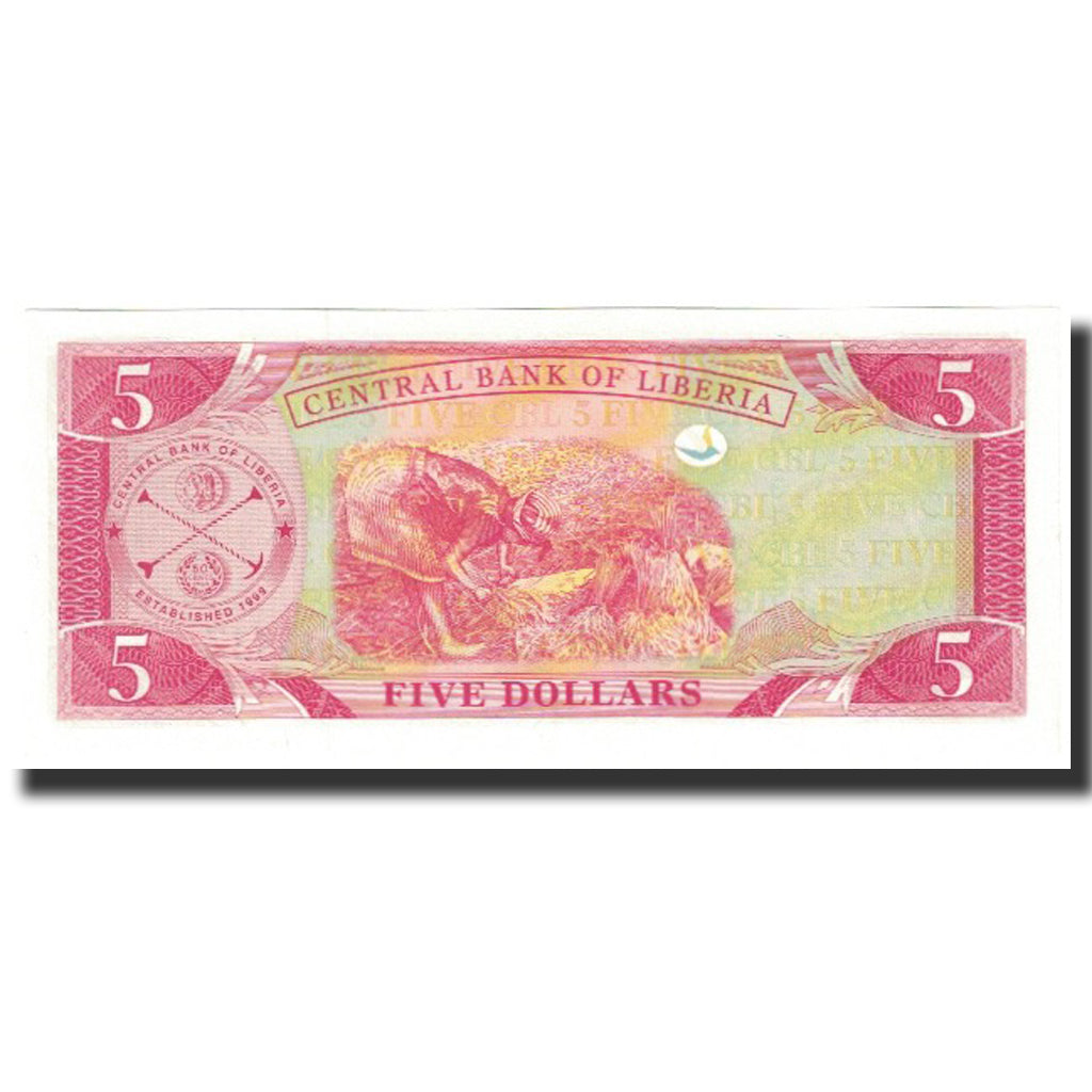Banknote, Liberia, 5 Dollars, 2003, KM:26a, UNC(63)