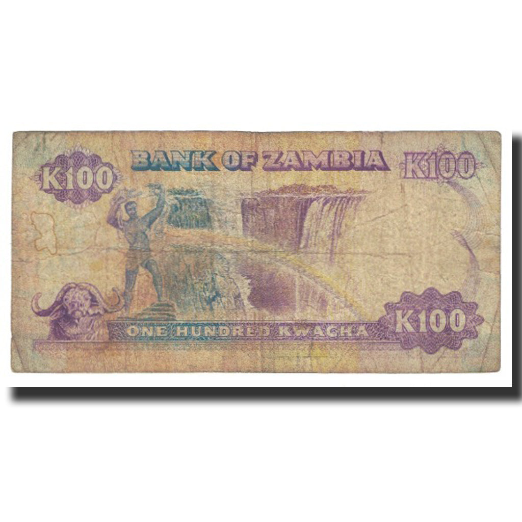 Banknote, Zambia, 100 Kwacha, KM:34a, VF(30-35)