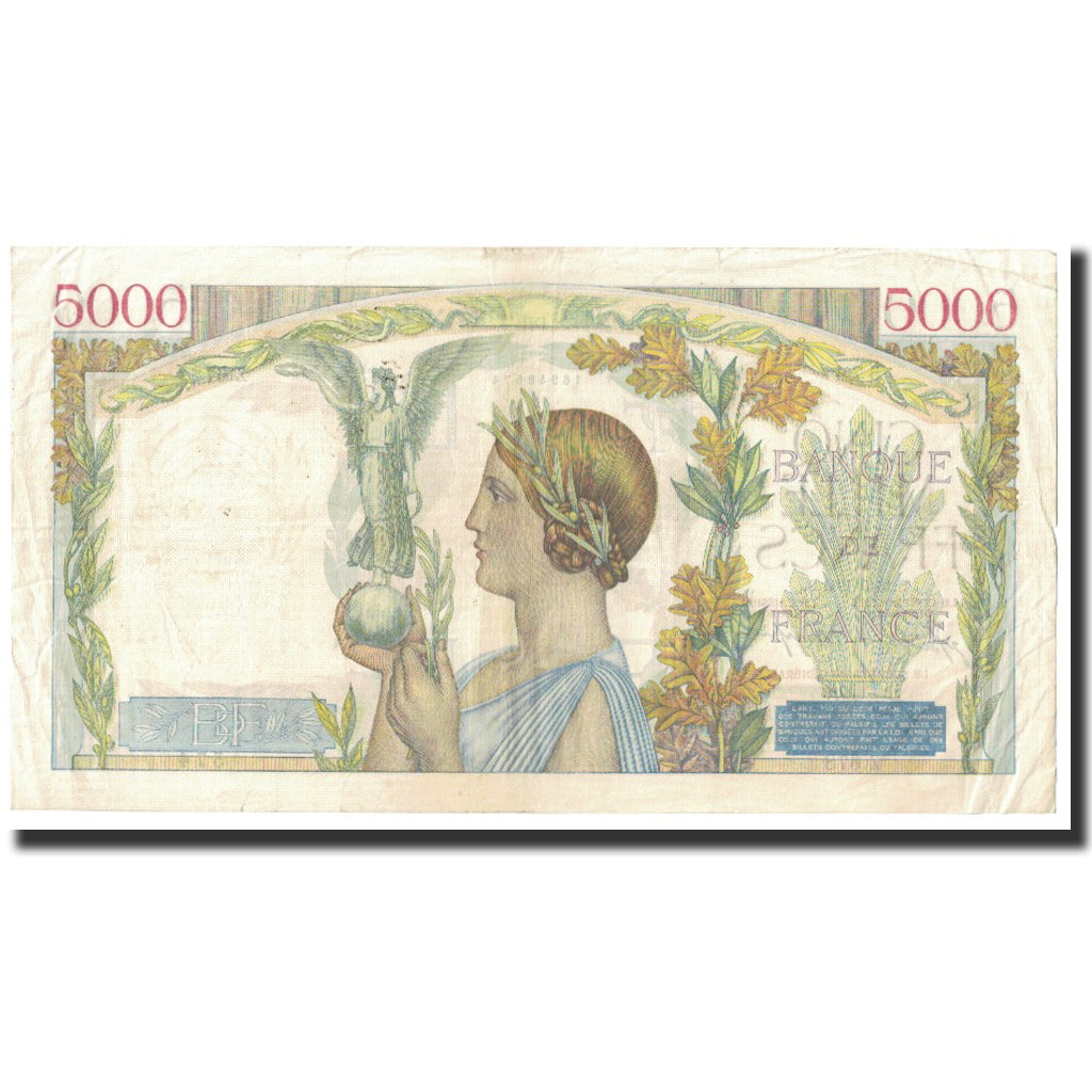 Frankreich, 5000 Francs, Victoire, 1941, 1941-09-18, SS, Fayette:46.26, KM:97c