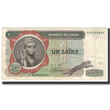 Banknote, Zaire, 1 Zaïre, 1972, 1972-03-15, KM:18a, VF(30-35)