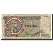 Banknote, Zaire, 1 Zaïre, 1972, 1972-03-15, KM:18a, VF(20-25)