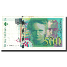 France, 500 Francs, Pierre et Marie Curie, 1994, Undated (1994), EF(40-45)