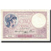 France, 5 Francs, Violet, 1940, 1940-12-12, EF(40-45), Fayette:4.17, KM:83