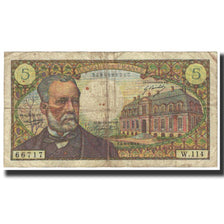 France, 5 Francs, Pasteur, 1969, 1969-09-04, B, Fayette:61.11, KM:146b