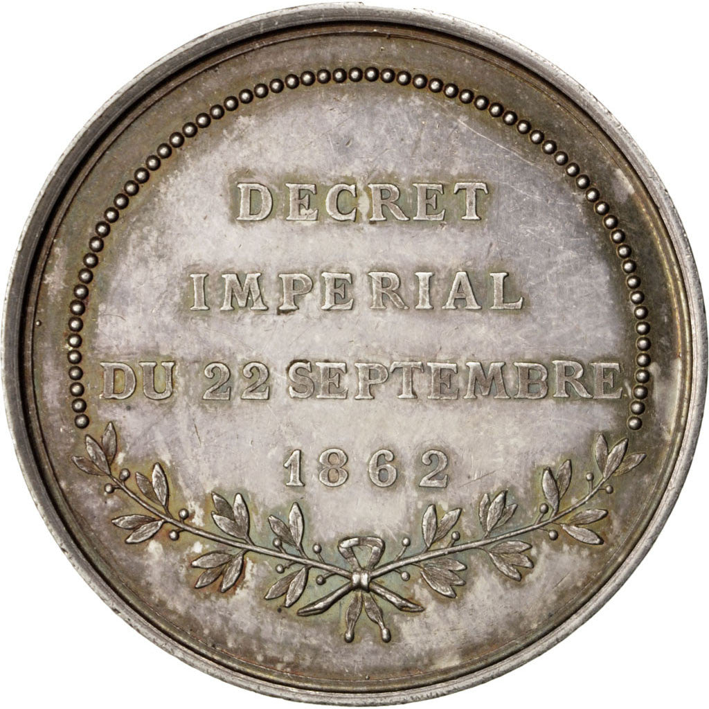 France, Médaille, Second Empire, Compagnie Française d'Assurances Maritimes