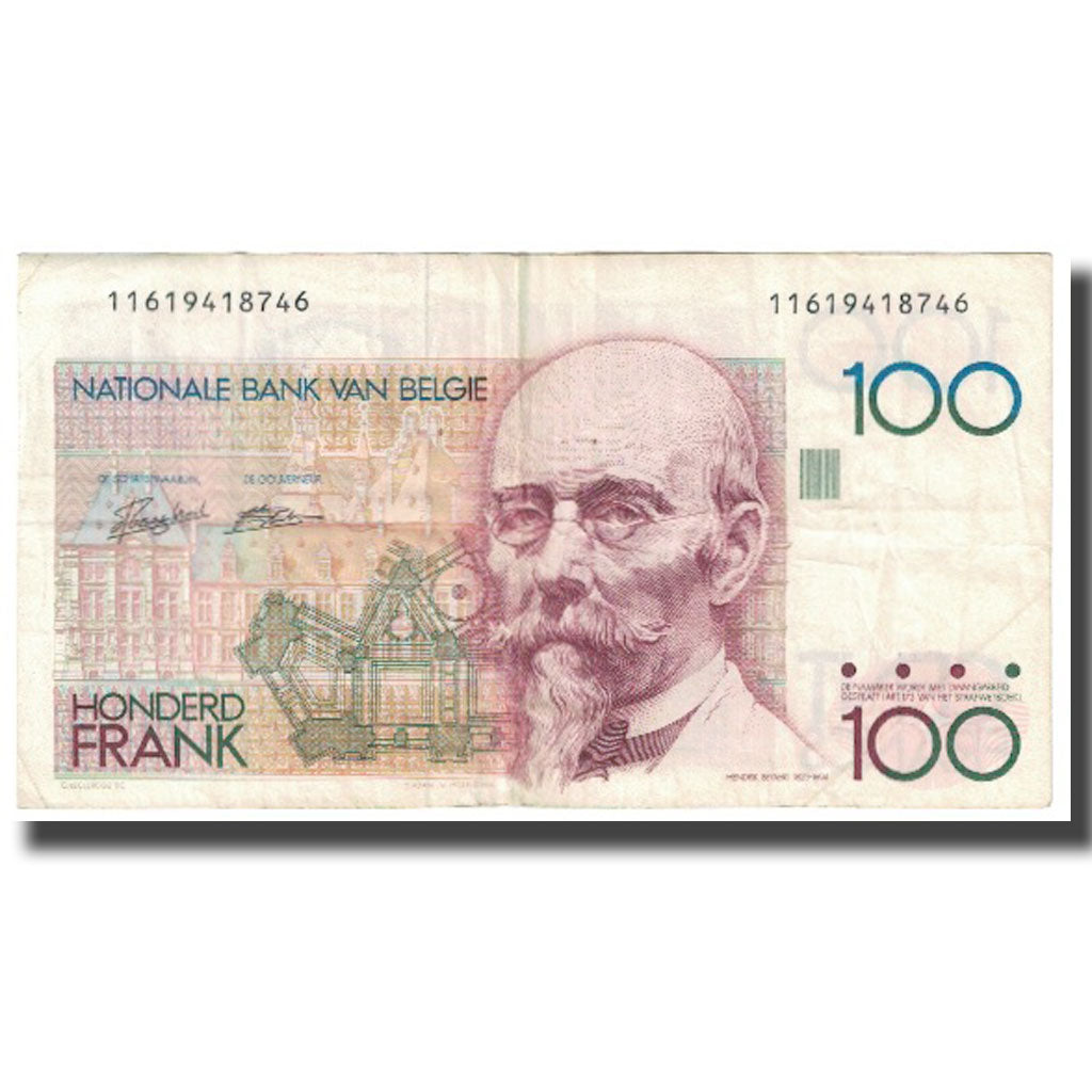 Banconote, Belgio, 100 Francs, KM:142a, BB