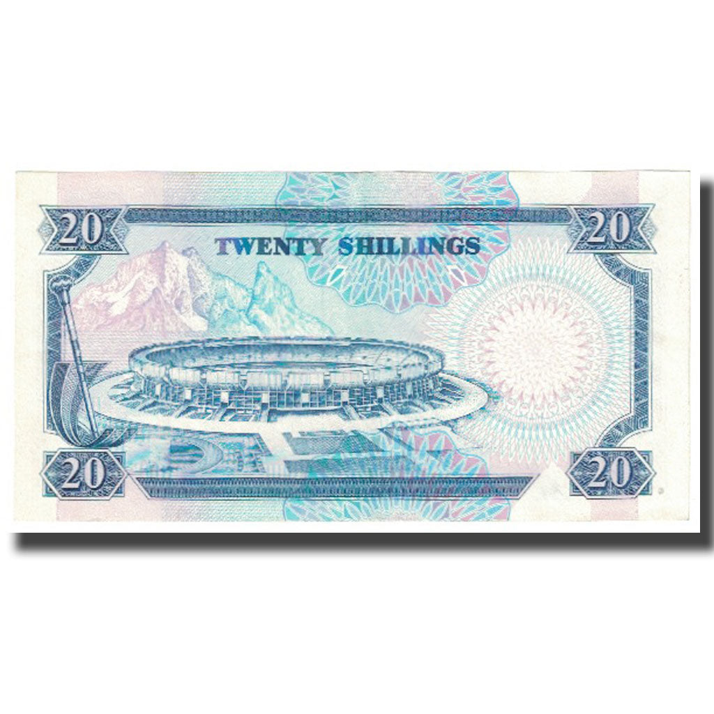 Banknote, Kenya, 20 Shillings, 1992, 1992-01-02, KM:25e, UNC(60-62)