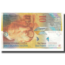 Billete, 10 Franken, Suiza, KM:66a, MBC+