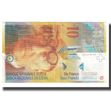 Nota, Suíça, 10 Franken, KM:66a, AU(50-53)