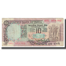 Banknote, India, 10 Rupees, KM:81g, VF(20-25)