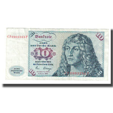 Billete, 10 Deutsche Mark, 1980, ALEMANIA - REPÚBLICA FEDERAL, 1980-01-02