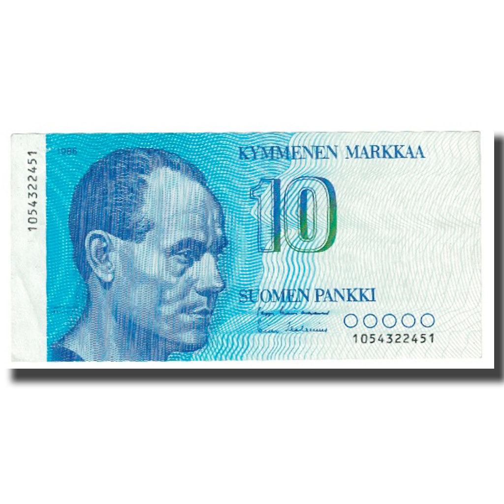 Banknote, Finland, 10 Markkaa, 1986, 1986, KM:113a, AU(50-53)