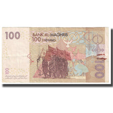 Banconote, Marocco, 100 Dirhams, KM:70, MB