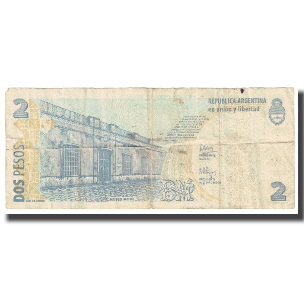 Billete, 2 Pesos, Argentina, KM:352, BC+