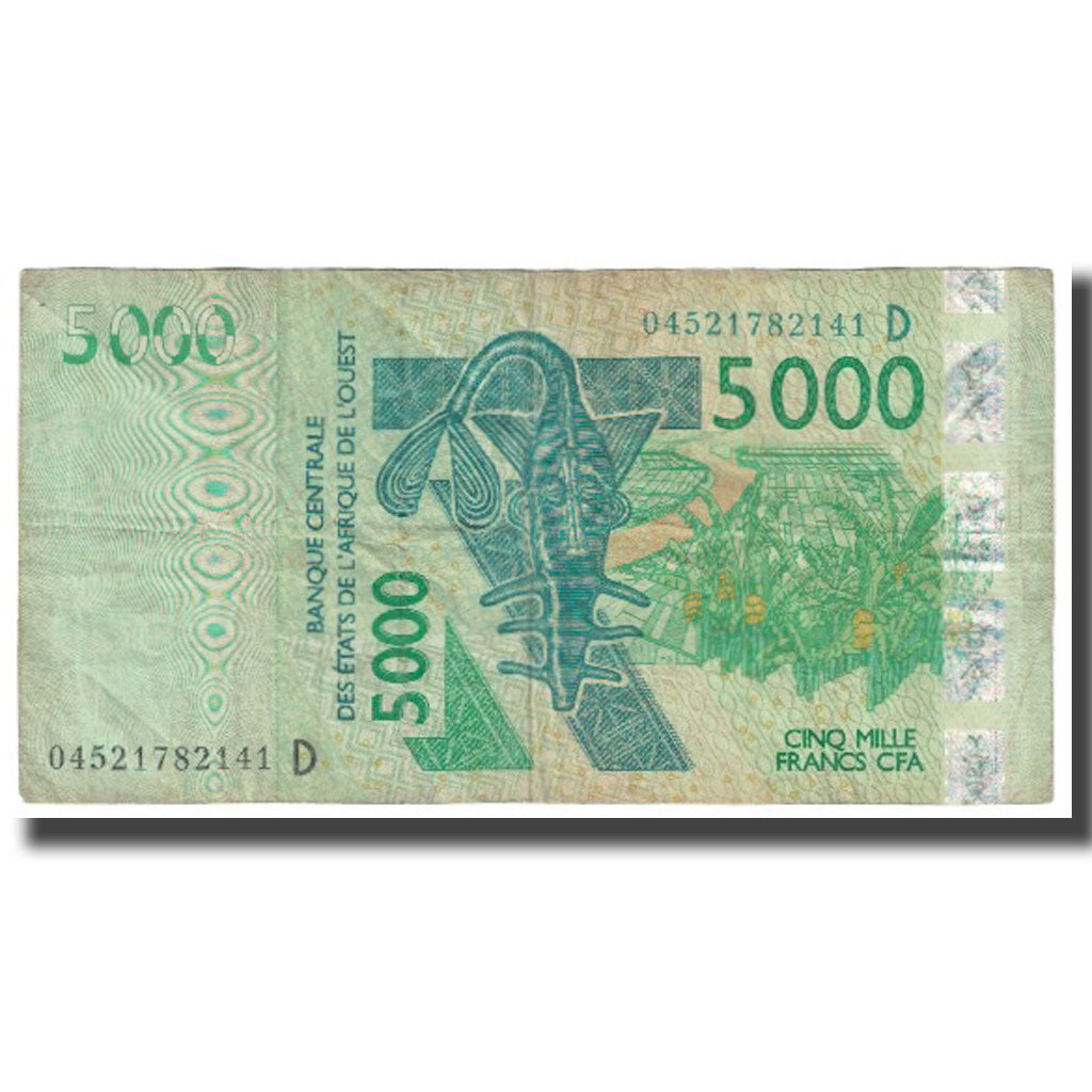 Banknote, West African States, 5000 Francs, 2003, KM:217Bb, EF(40-45)