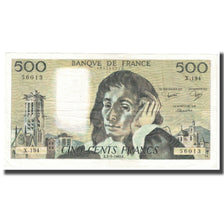 France, 500 Francs, Pascal, 1983, 1983-06-02, EF(40-45), Fayette:71.29, KM:156e