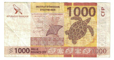 Nota, Territorios Franceses Do Pacífico, 1000 Francs, 2014, KM:6, EF(40-45)