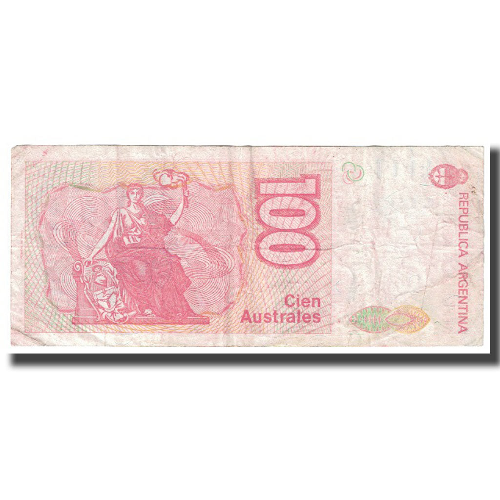 Billet, Argentine, 100 Australes, KM:327c, TTB