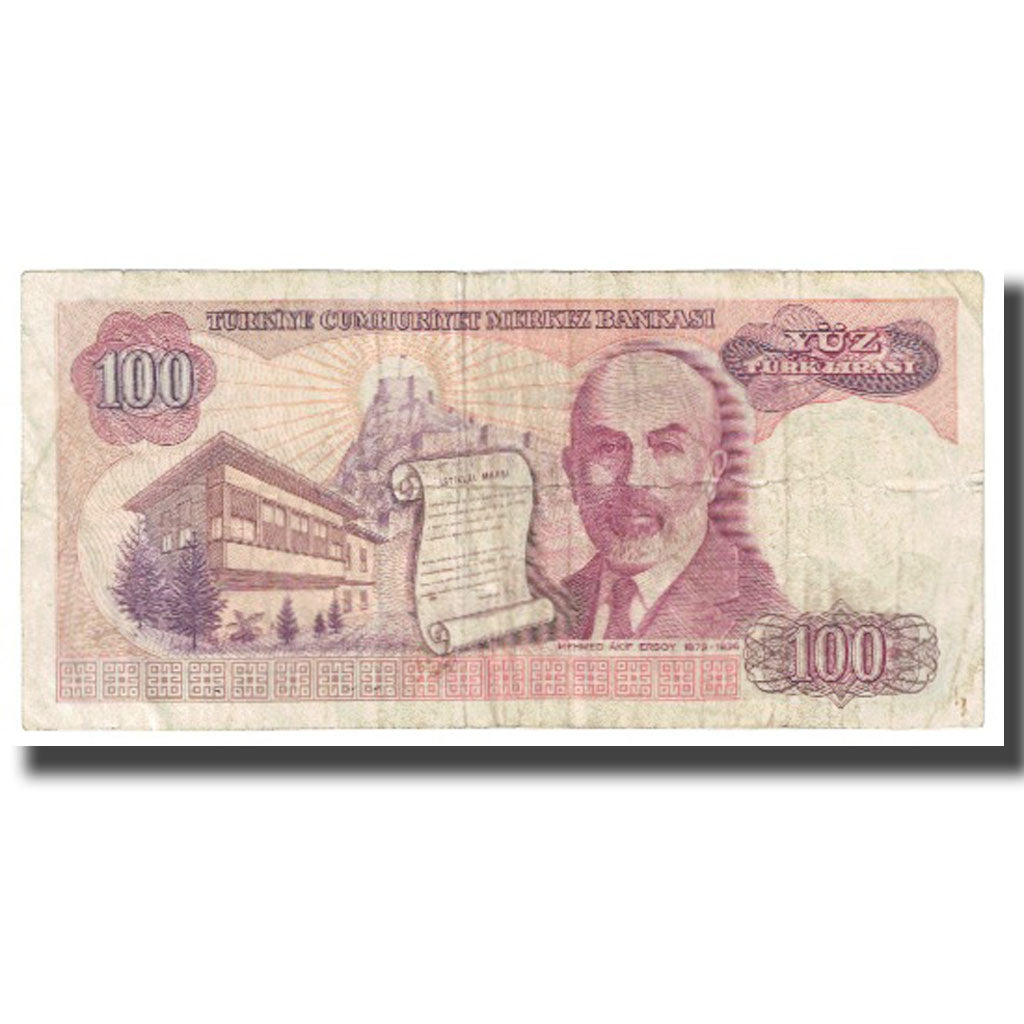 Geldschein, Türkei, 100 Lira, 1970, 1970-01-14, KM:194b, S+