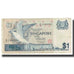 Nota, Singapura, 1 Dollar, 1976, Undated (1976), KM:9, VF(30-35)