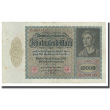 Banknote, Germany, 10,000 Mark, 1922, 1922-01-19, KM:70, EF(40-45)