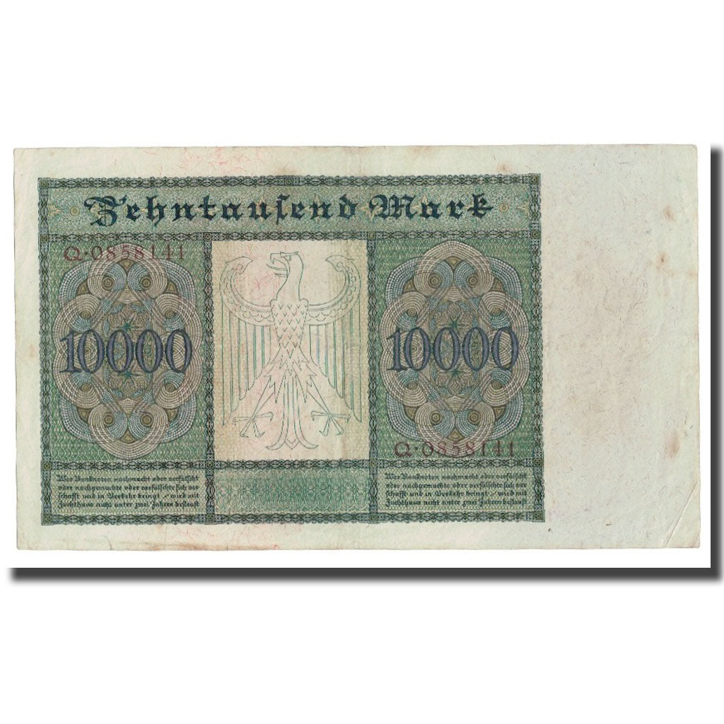 Banknote, Germany, 10,000 Mark, 1922, 1922-01-19, KM:70, EF(40-45)