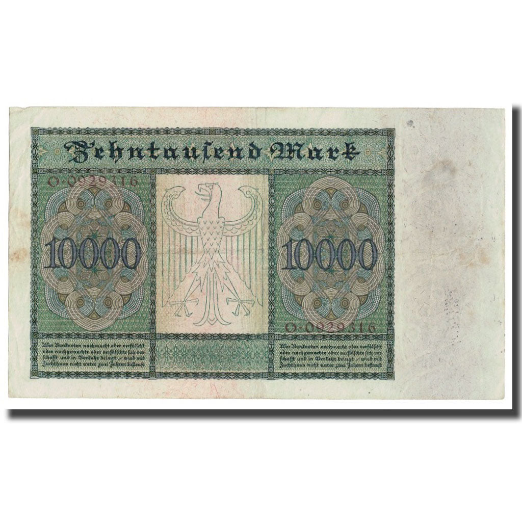 Banknote, Germany, 10,000 Mark, 1922, 1922-01-19, KM:70, EF(40-45)