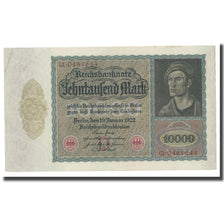 Banknote, Germany, 10,000 Mark, 1922, 1922-01-19, KM:70, AU(55-58)