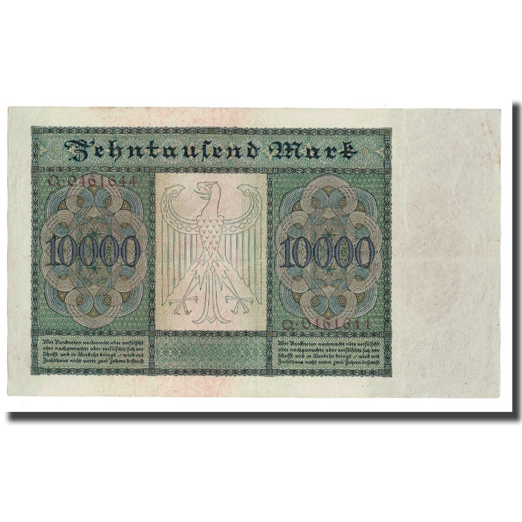 Banknote, Germany, 10,000 Mark, 1922, 1922-01-19, KM:70, AU(55-58)